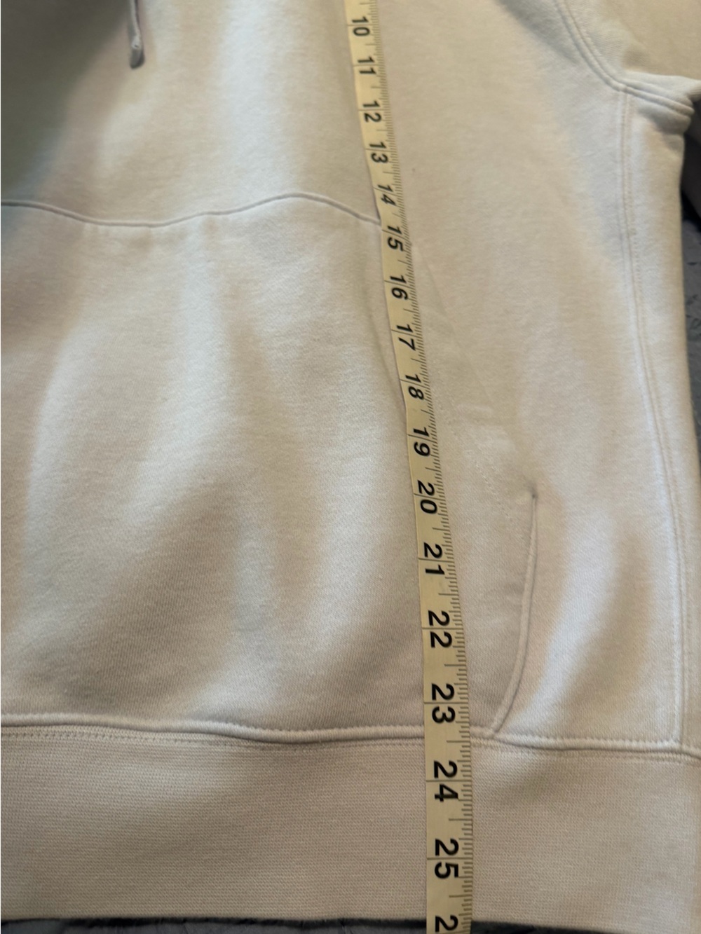 Nike- like new! Womens Cotton Lightblue pull over hoodie with lined hood Med - Picture 8 of 15
